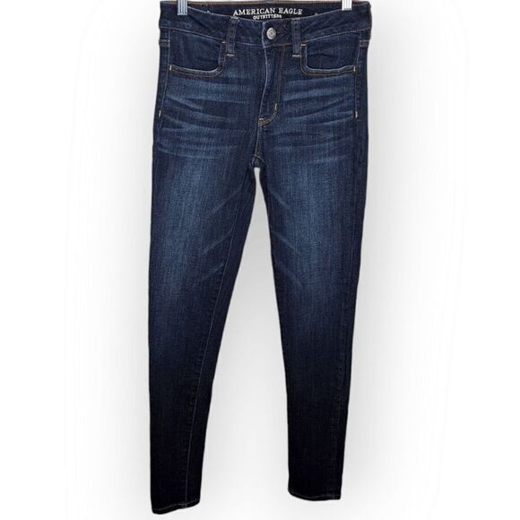 American Eagle Super Super Stretch X Hi Rise Jegging size 2 Regular - Picture 1 of 7